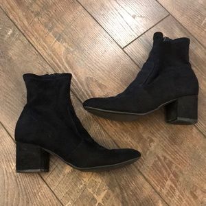 Lolra Suede Black Bootie | Poshmark